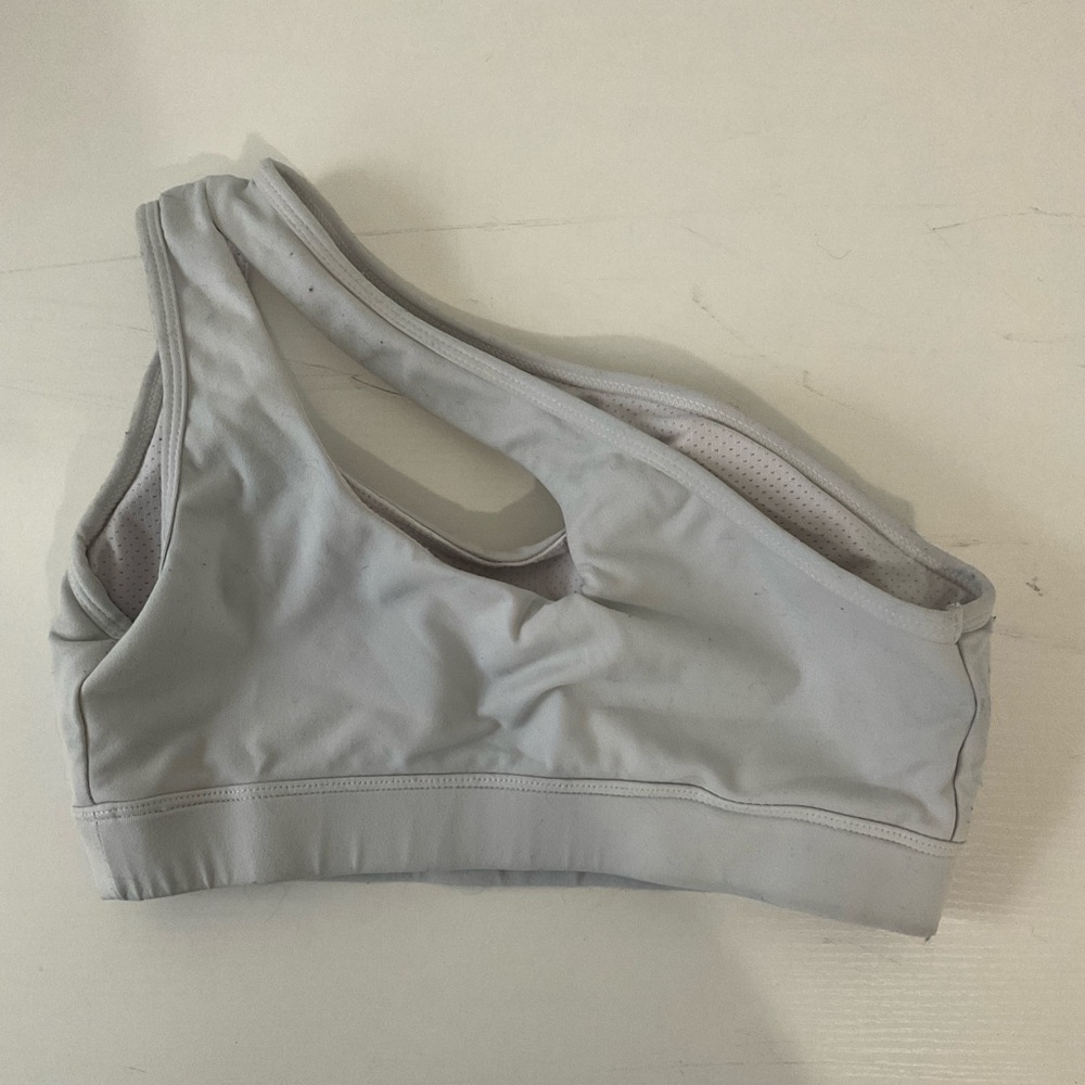 Jing One Shoulder Built In Padding Sport Bra - Picture 3 of 3